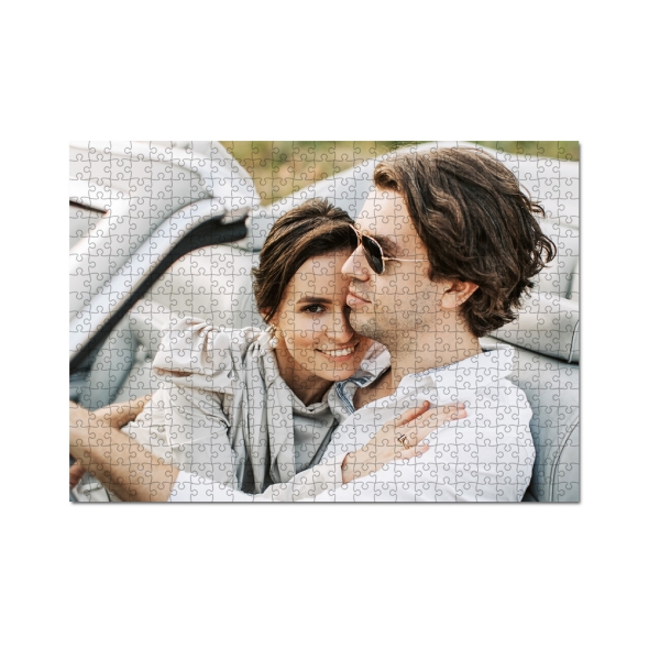 Puzzle personalizado para boda 500 piezas con un mensaje detras